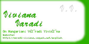 viviana varadi business card
